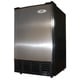 SPT IM-150US Stainless Steel Under-Counter Ice Maker with Freezer