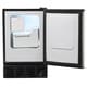 SPT IM-150US Stainless Steel Under-Counter Ice Maker with Freezer