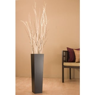 For sale White Mitsumata with Black Branches in Black Vase