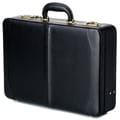 Avenues Executive Leather Expandable Attache Case