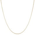 Fremada 14k Yellow Gold Box Necklace (16 inches to 30 inches)