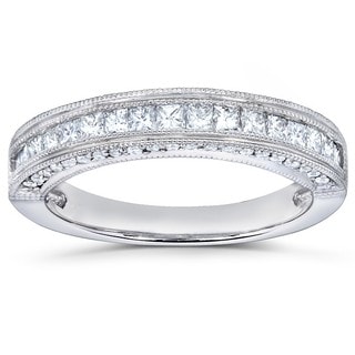 Annello 14k Gold 1/2ct TDW Princess Diamond Band (H-I, I1-I2)