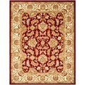 Handmade Heritage Kashan Red/ Ivory Wool Rug (8'3 x 11')