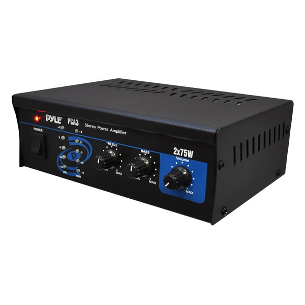 Pyle Mini 75-watt Car Stereo Power Amplifier
