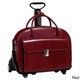 McKlein Glen Ellyn Leather Detachable-wheeled Laptop Case