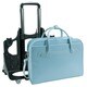 McKlein Blue Willowbrook Detachable-Wheeled Laptop Briefcase