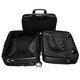 McKlein Black LaSalle 17in. Wheeled Laptop Overnighter