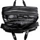 McKlein Black Clinton 17in. Detachable-Wheeled Laptop Case