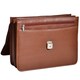 McKlein Ashburn Brown Leather 15.4-inch Laptop Briefcase