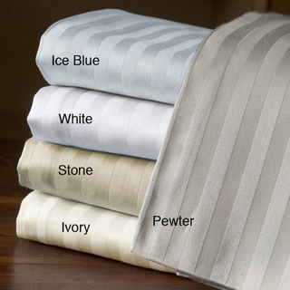 Egyptian Cotton 800 Thread Count Solid Striped Sheets Set