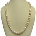 Multi Pink Freshwater Pearl 24-inch Necklace (9-10 mm)