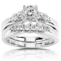 14k Gold 1ct TDW Diamond Bridal Ring Set (H-I, I1-I2)