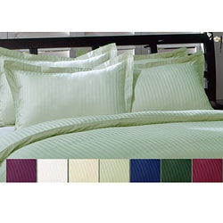 Royal Damask Striped Pillow Shams (Pack of 4)