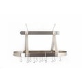 Oval Steel 16-hook Grid Pot Rack