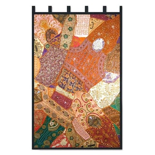 See Reviews Cotton 'Benevolent Earth' Wall Hanging (India)