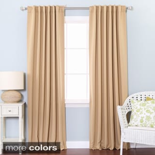 Cheap Thermal Rod Pocket 95-inch Blackout Curtain Panel Pair