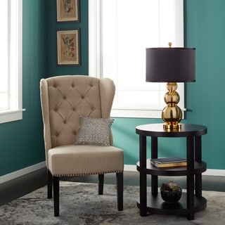 (^_-) Abbyson Living Morgan Round End Table