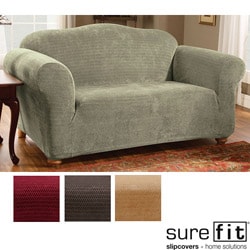 Royal Diamond Stretch Loveseat Slipcover-Image