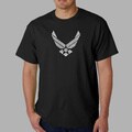 Los Angeles Pop Art Men's U.S. Air Force Lyrics T-shirt