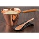 Solid Copper Polenta Pan with Wooden Handle