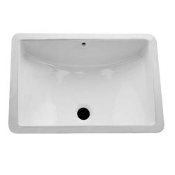  Bathroom Vanity on Highpoint Collection Ceramic 18x12 Inch Undermount Vanity Sink   White