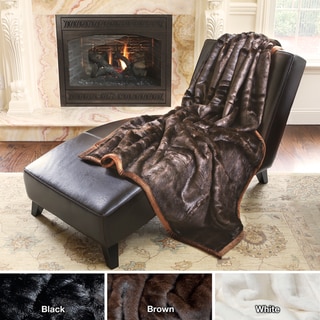 Best Shopping Mink Faux Fur Oversize Throw