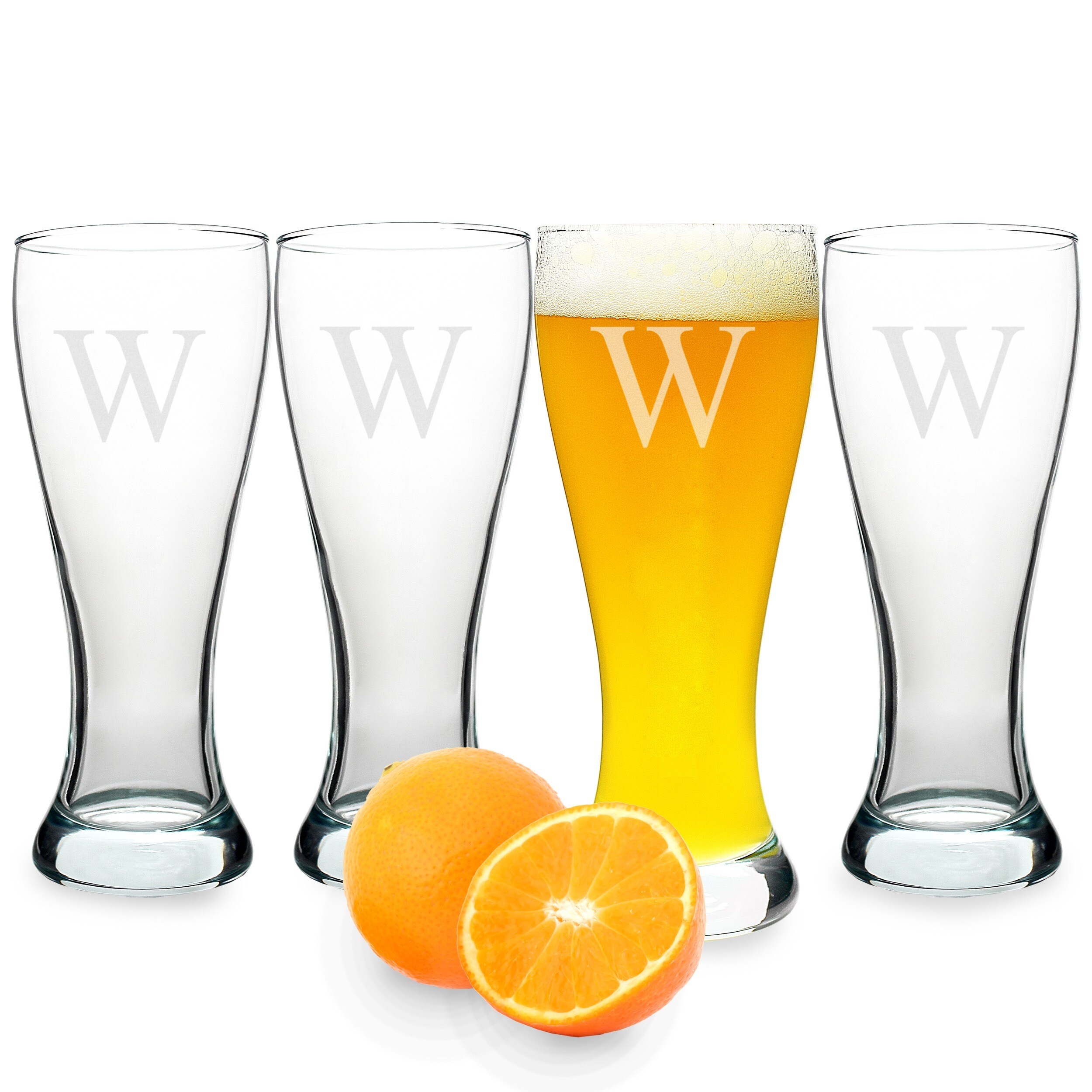 Personalized Pilsner Glasses (Set of 4) Overstock Shopping Big