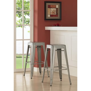 Low Price Tabouret 30-inch Metal Barstools (Set of 2)
