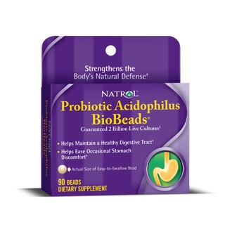 Natrol 90-count Probiotic Acidophilus BioBeads-Image