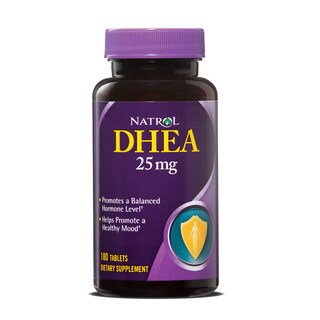 Natrol DHEA 25mg Pills (Pack of 3 180-count Bottles)-Image