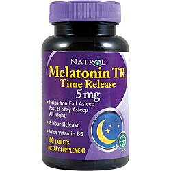 Natrol 5-mg. 100-count Melatonin TR (Pack of 4)-Image