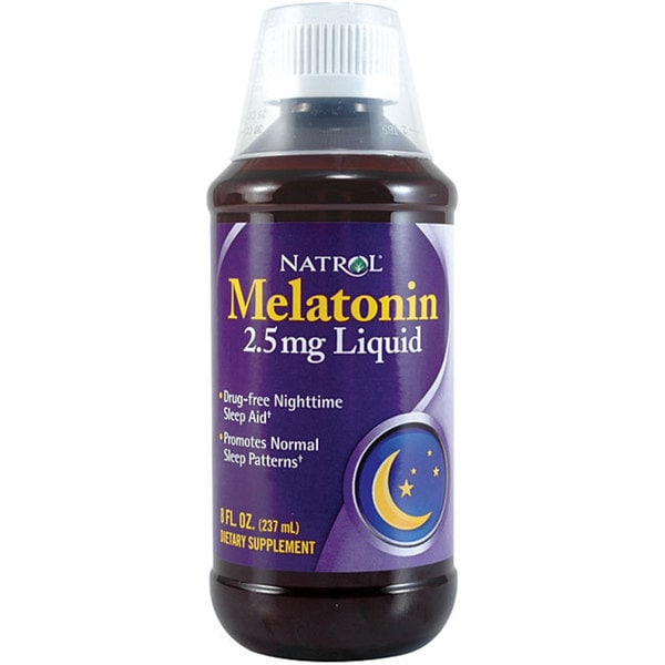 Natrol 8-ounce Melatonin Liquid (Pack of 3)