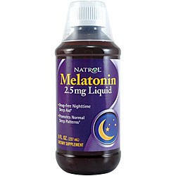 Natrol 8-ounce Melatonin Liquid (Pack of 3)-Image