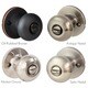 Sure-Loc Mushroom-shaped Entry Door Knob with Keyed Alike Deadbolt