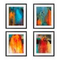 Creative ideas and plans on abstract Giclee Sylvia Angeli 'Abstracted Fruit V, VI, IX, XIV' 4-piece Art Set