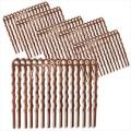 Copperplated 1.75-inch Beading Project Hair Combs (Pack of 12)