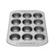 Farberware Nonstick Bakeware 12-cup Grey Mini Muffin and Cupcake Pan
