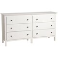 Woodbury White 6-drawer Dresser