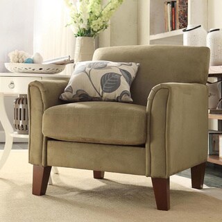 For sale TRIBECCA HOME Uptown Sage Microfiber Modern Arm Accent Chair