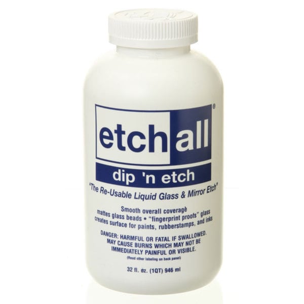Quickutz Etchall 32oz 'Dip 'n Etch' Liquid Etching 11947510