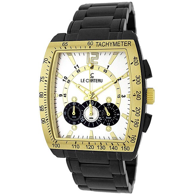 Le Chateau Sports Dinamica Men's Gunmetal Watch with Tachymeter