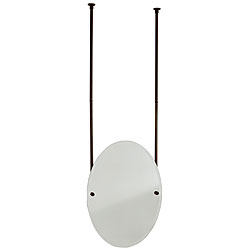 Special Prices Oval Beveled Edge Ceiling-hung Mirror