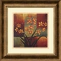 Jill Deveraux 'Orange Orchid' Framed Art Print