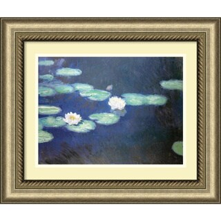 Claude Monet 'Nympheas, 1897' Framed Art Print