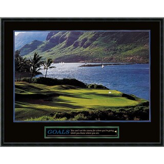 'Goals - Golf' Framed Art Print