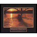 'Working Together-Teamwork-Crew' Framed Art Print