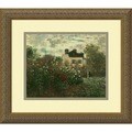 Monet 'Artist's Garden at Argenteuil' Framed Art Print