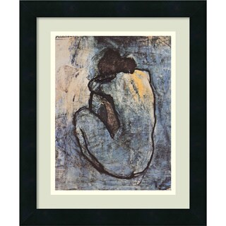 Picasso 'The Blue Nude (Seated Nude), 1902' Framed Print