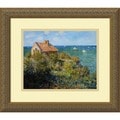 Claude Monet 'Fishermans Cottage' Framed Art Print