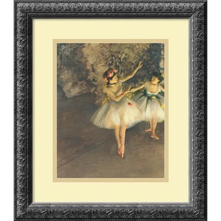 Edgar Degas 'Two Dancers on Stage c. 1874' Framed Art Print